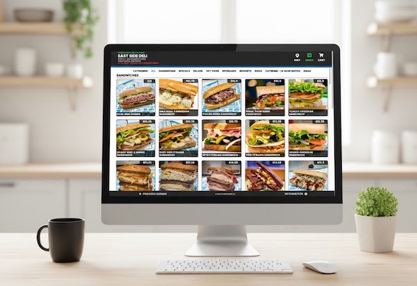 Online Ordering Desktop Mock